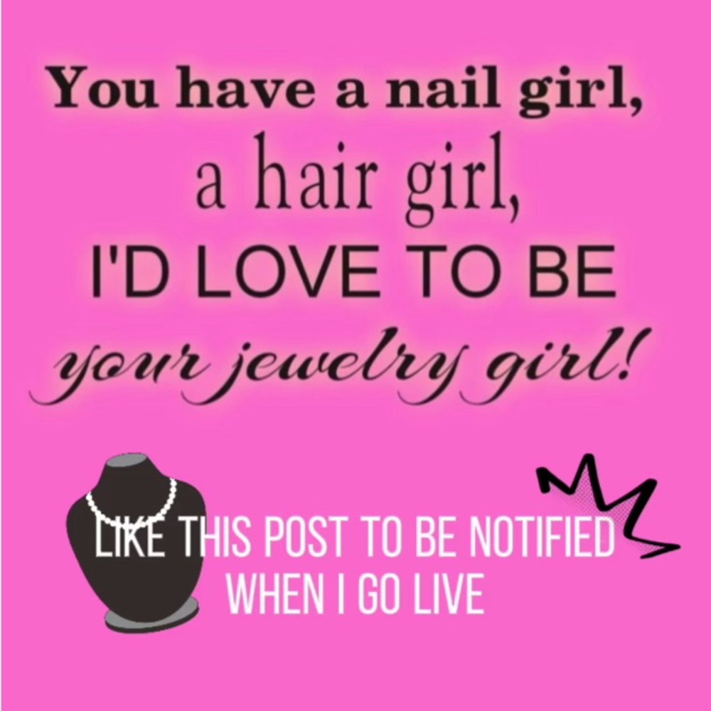 Like this to be notified when I go live for jewelry shows.